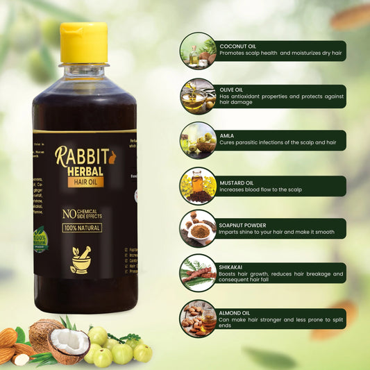 RABBIT BLOOD HAIR OIL
